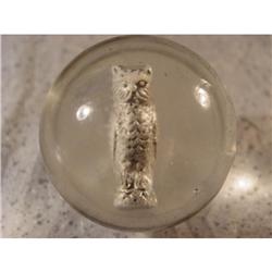 BB Marbles: Owl Sulphide 1-7/8" Buffed
