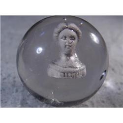 BB Marbles: Jenny Lind Sulphide 1-3/4" Pol.