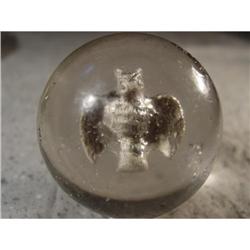 BB Marbles: Owl Sulphide 1-7/8" 8.2