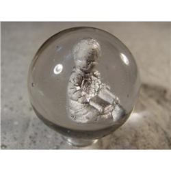 BB Marbles: Boy Reading Book Sulphide