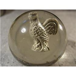 BB Marbles: Rooster Sulphide 1-15/16" Buff