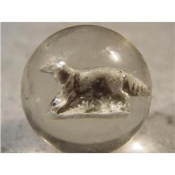 BB Marbles: Running Dog Sulphide 1-1/2" 8.1