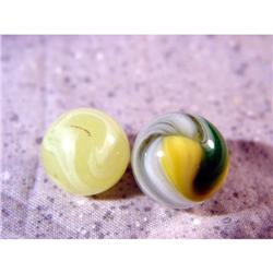 BB Marbles: Akro Popeye & an Oxblood