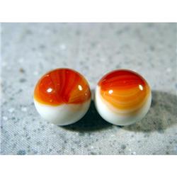 BB Marbles: 2 Akro Hero Patches Mint