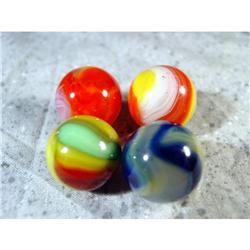 BB Marbles: 4 Akro Corkscrews