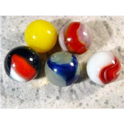 BB Marbles: 5 Akro Marbles