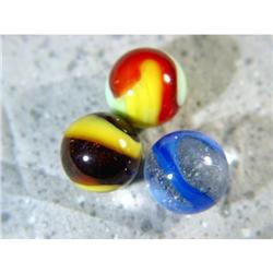BB Marbles: 3 Mint Akro Corkscrews