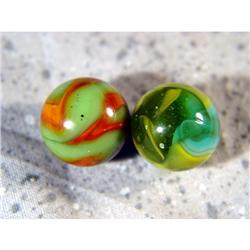 BB Marbles: Peltier Flaming Dragon & Multicolor