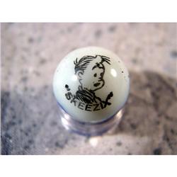 BB Marbles: Peltier Comic Skeezix 21/32" 9.8