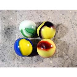 BB Marbles: 4 Marble King Marbles