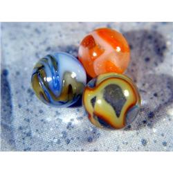 BB Marbles: 3 Odd WV Swirls