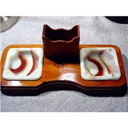 BB Marbles: Akro Cigarette Ashtray Souvenir