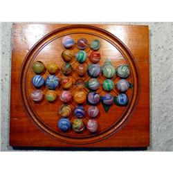 BB Marbles: Ant. Sol. Board with 32 Onions