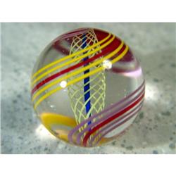 BB Marbles: Francis Coupal Latticinio Swirl