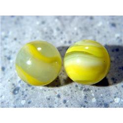 BB Marbles: Akro Lemonade 21/32" 9.9