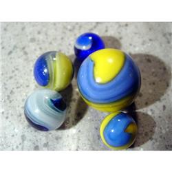 BB Marbles: 5 Akro Corkscrews