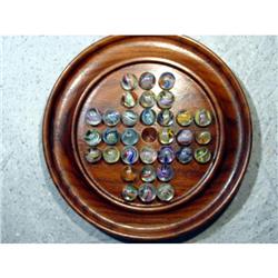 BB Marbles: Solitaire Board & 32 Swirls