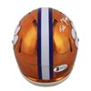 Image 2 : Clemson Tee Higgins Authentic Signed Chrome Speed Mini Helmet BAS Witnessed