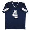 Image 2 : Dak Prescott Authentic Signed Navy Blue Pro Style Jersey Autographed BAS Witness