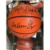 Image 1 : CLYDE DREXLER/HAKEEM OLAJUWON DUAL-SIGNED BASKETBALL (BECKETT COA)