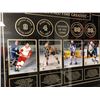 Image 2 : BEST OF THE BEST UNSIGNED 38X46 FRAME FT. GORDIE HOWE, BOBBY ORR, WAYNE GRETZKY & MARIO LEMIEUX