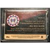 Image 2 : 2010 TOPPS UPDATE PEE WEE REESE 1942 MLB ALL-STAR GAME COMMEMORATIVE PATCH