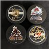 Image 1 : NHL AUTOGRAPHED HOCKEY PUCK LOT (SEIDENBERG, BLAKE, DOAN, CULLEN)