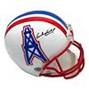 Image 1 : Earl Campbell Signed Oilers Full-Size Helmet (BECKETT COA)