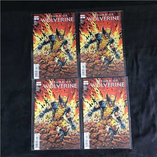 RETURN OF WOLVERINE #1 (MARVEL COMICS) X4