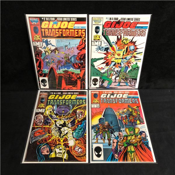 G.I JOE and the TRANSFORMERS #1-4 (MARVEL COMICS)