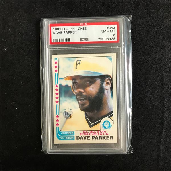 1982 O-PEE-CHEE #343 DAVE PARKER (NM-MT 8)