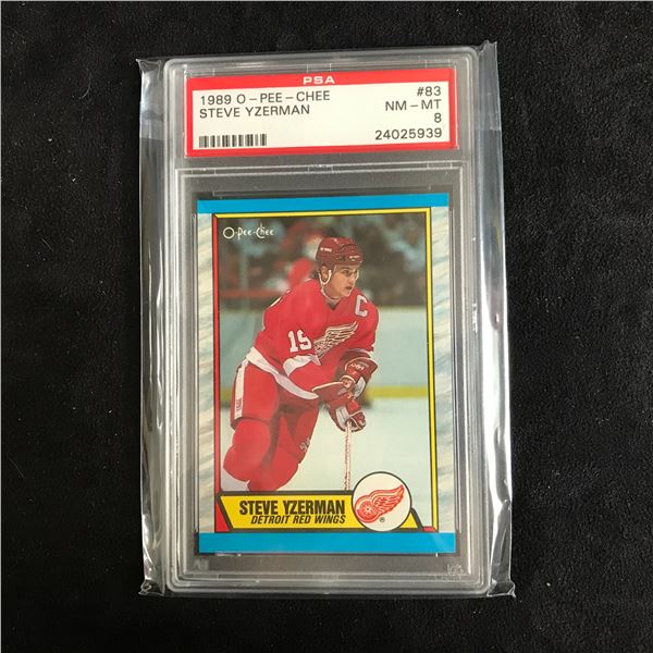 1989 O-PEE-CHEE #83 STEVE YZERMAN (NM-MT 8)