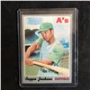 Image 1 : 1970 Topps Reggie Jackson Oakland Athletics #140 Baseball Card