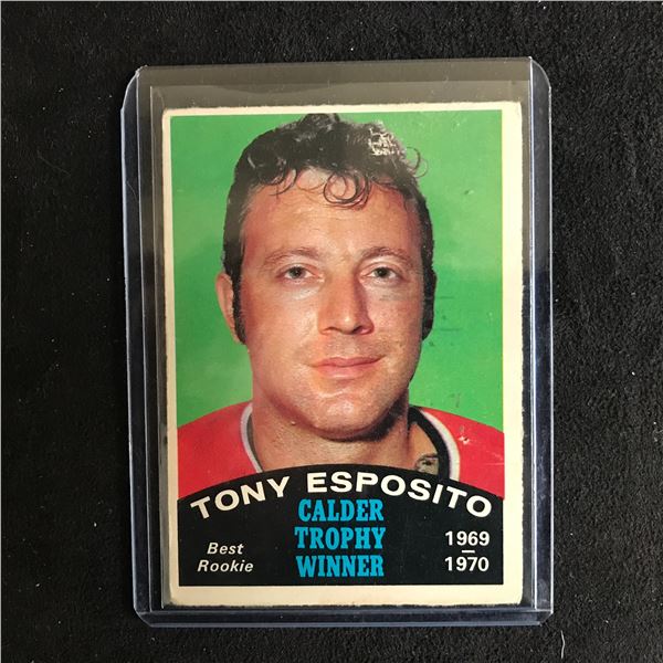 1970-71 OPC #247 TONY ESPOSITO CALDER TROPHY WINNER