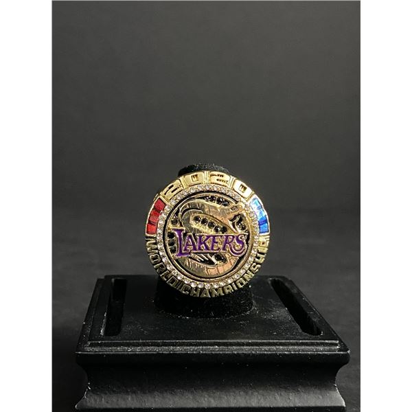 LOS ANGELES LAKERS 2020 "JAMES" CHAMPIONSHIP REPLICA RING "KOBE THIS IS FOR YOU"