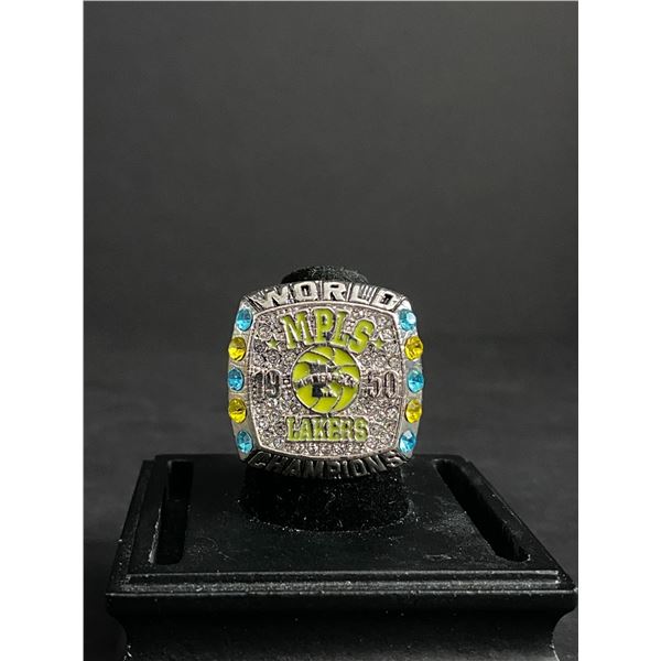 MINNEAPOLIS LAKERS N.B.A 1950 CHAMPIONSHIP REPLICA RING