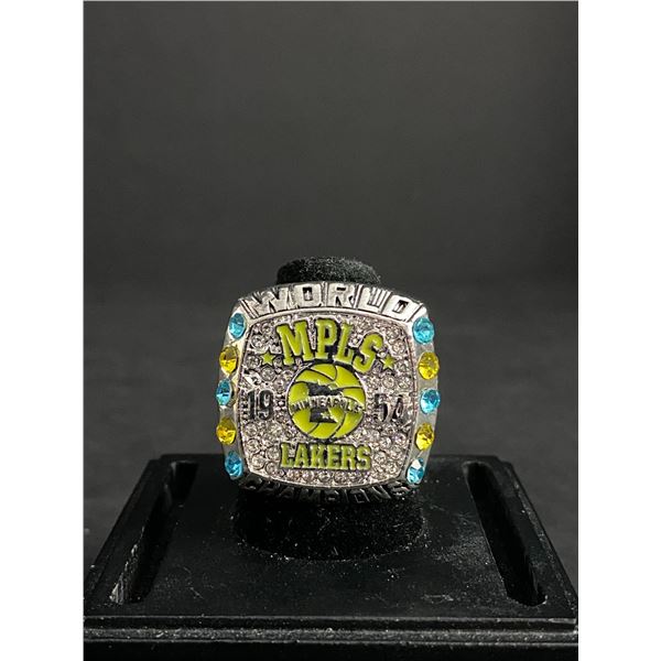 MINNEAPOLIS LAKERS N.B.A 1954 CHAMPIONSHIP REPLICA RING