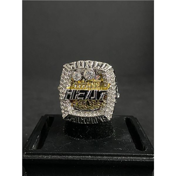MIAMI HEAT N.B.A 2013 "JAMES/WADE" CHAMPIONSHIP REPLICA RING