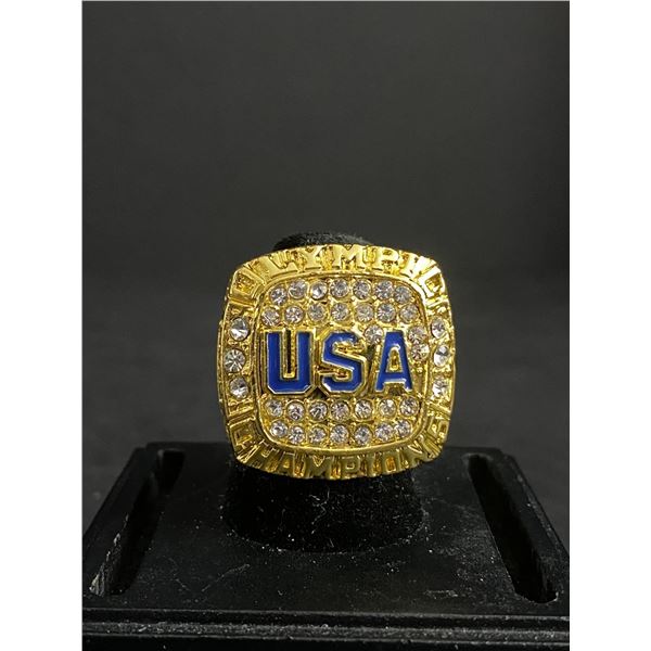 U.S.A BASKETBALL OLYMPIC CHAMPIONS RIO 2016 "IRVING" CHAMPIONSHIP REPLICA RING