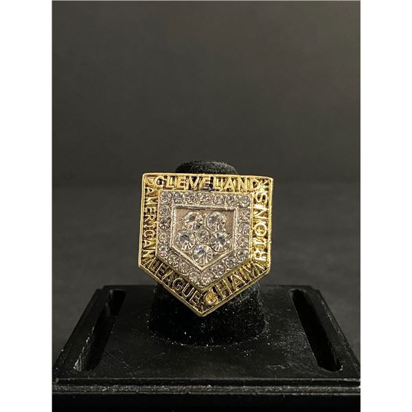 CLEVELAND INDIANS M.L.B 1997 "GRISSOM" CHAMPIONSHIP REPLICA RING