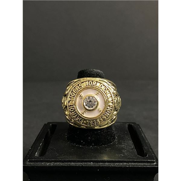 DETROIT TIGERS M.L.B 1935 CHAMPIONSHIP REPLICA RING