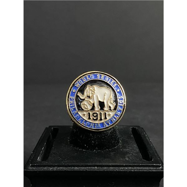 PHILADELPHIA ATHLETICS M.L.B 1911 "HOMERUN BAKER" CHAMPIONSHIP REPLICA RING
