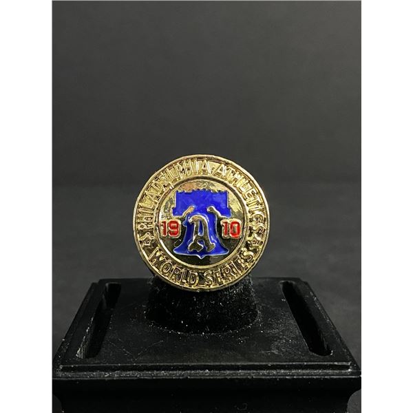 PHILADELPHIA ATHLETICS M.L.B 1910 "CONNIE MACK" CHAMPIONSHIP REPLICA RING