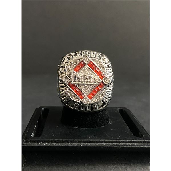 PHILADELPHIA PHILLIES M.L.B 2009 "MANUEL" CHAMPIONSHIP REPLICA RING