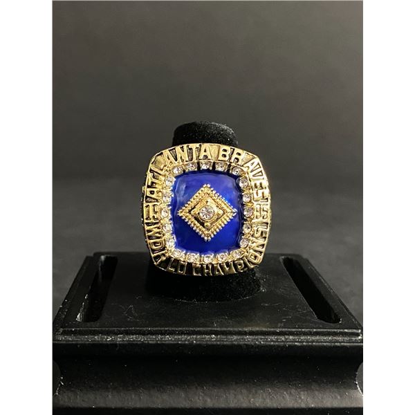 ATLANTA BRAVES M.L.B 1995 "JENKINS" CHAMPIONSHIP REPLICA RING
