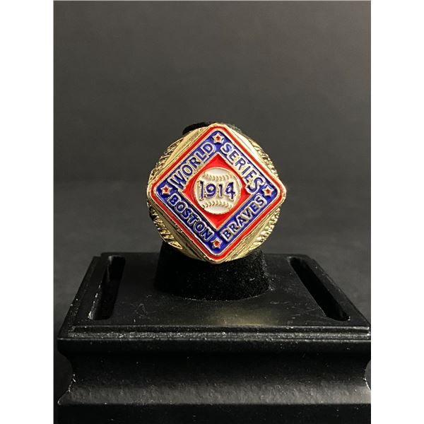 BOSTON BRAVES M.L.B 1914 "RABBIT MARANVILLE" CHAMPIONSHIP REPLICA RING