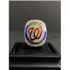 Image 1 : WASHINGTON NATIONALS M.L.B 2019 "STRASBURG" CHAMPIONSHIP REPLICA RING