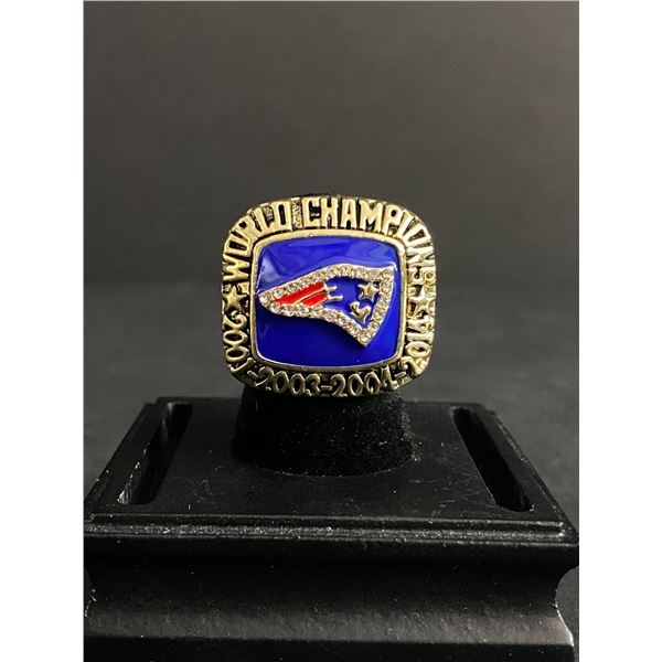 NEW ENGLAND PATRIOTS N.F.L "PATRIOTS" CHAMPIONSHIP REPLICA RING