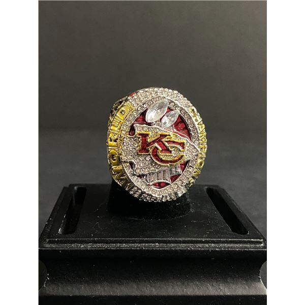 KANSAS CITY CHIEFS N.F.L 2019 "PRINGLE" CHAMPIONSHIP REPLICA RING