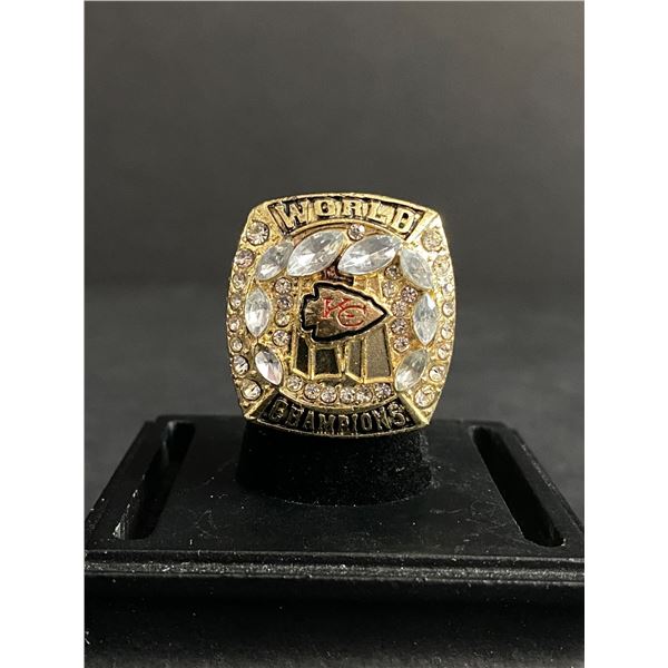 KANSAS CITY CHIEFS N.F.L 2019 "MAHOMES" CHAMPIONSHIP REPLICA RING